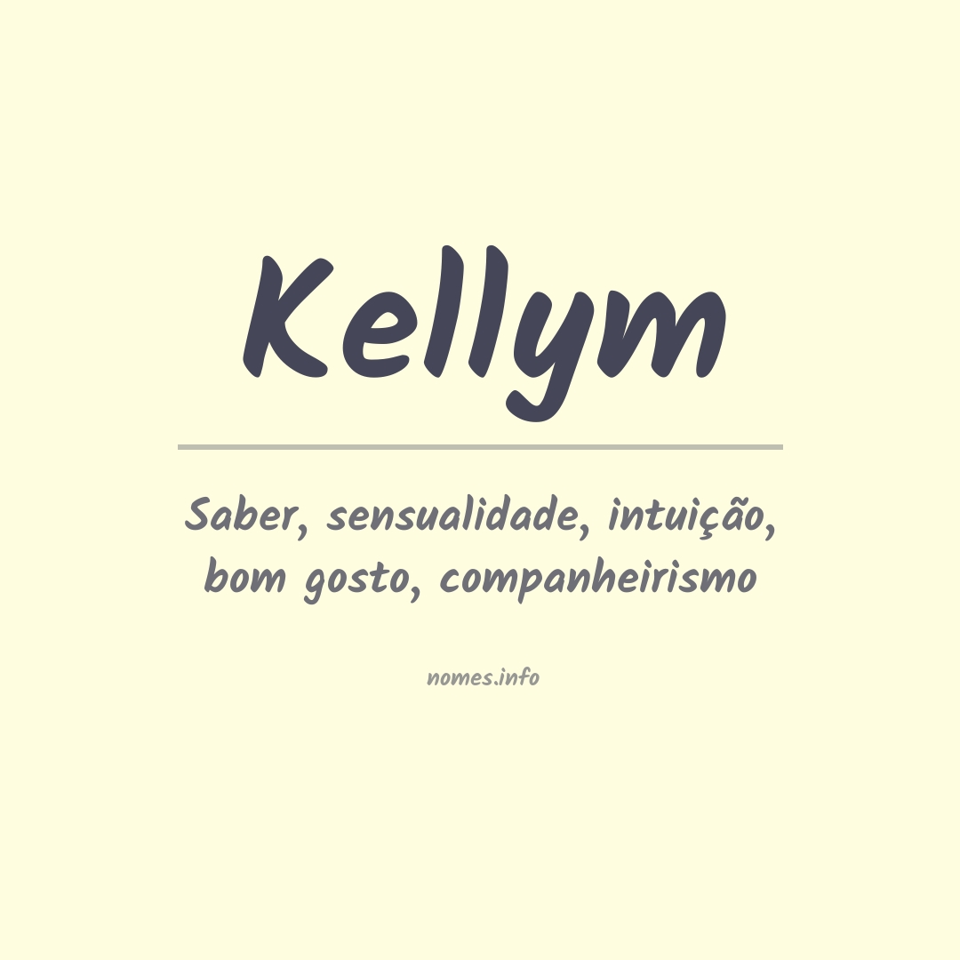 Significado do nome Kellym