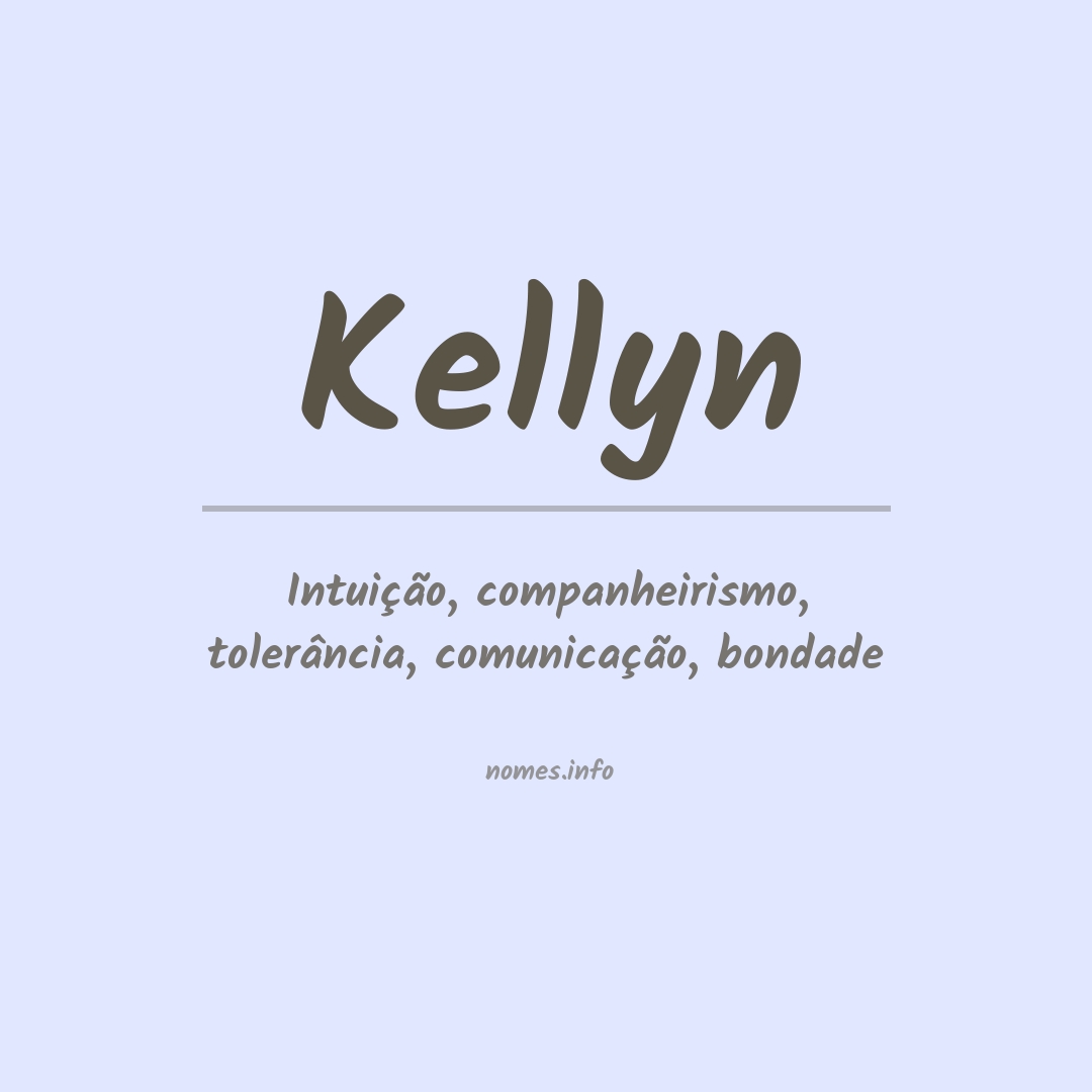 Significado do nome Kellyn