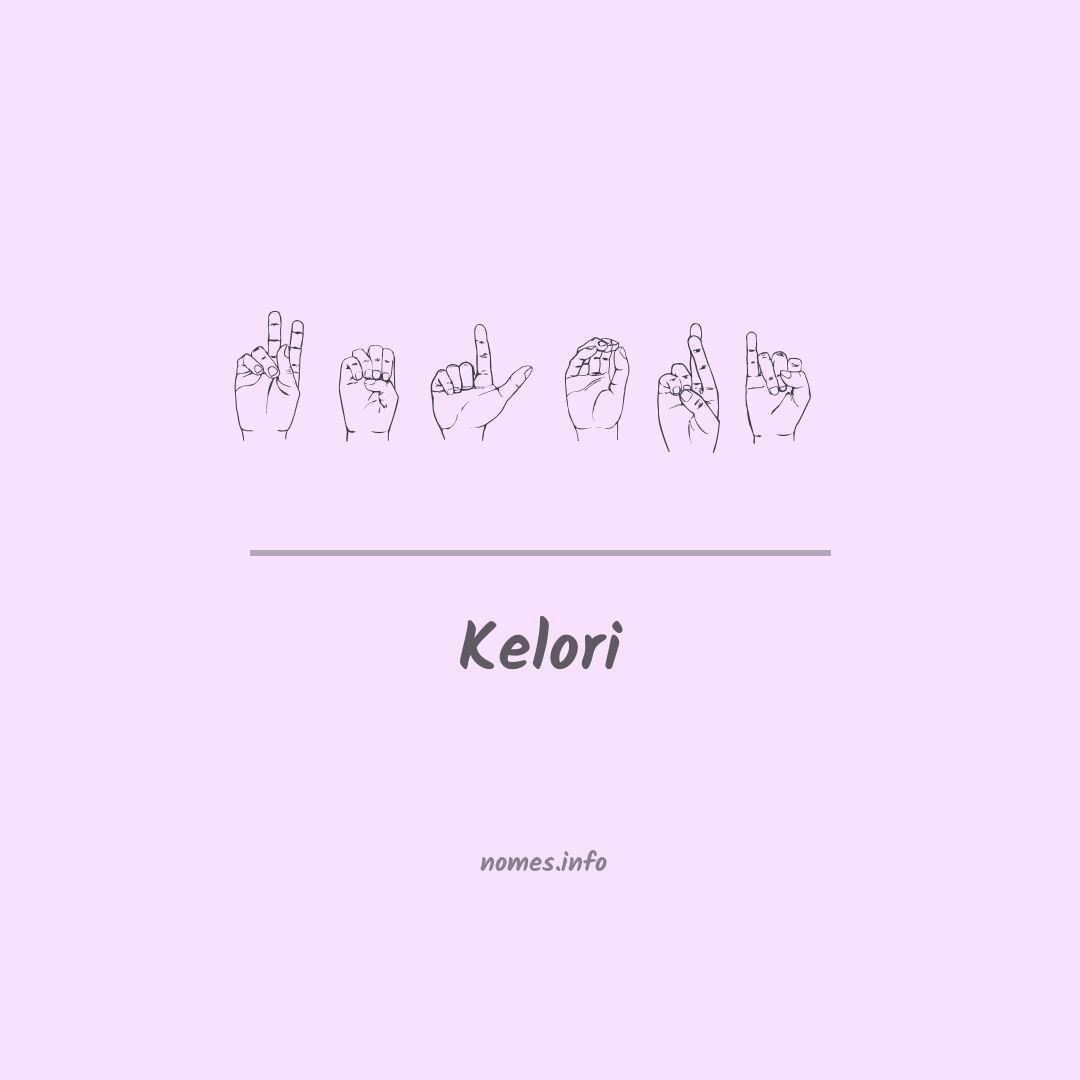 Kelori em Libras