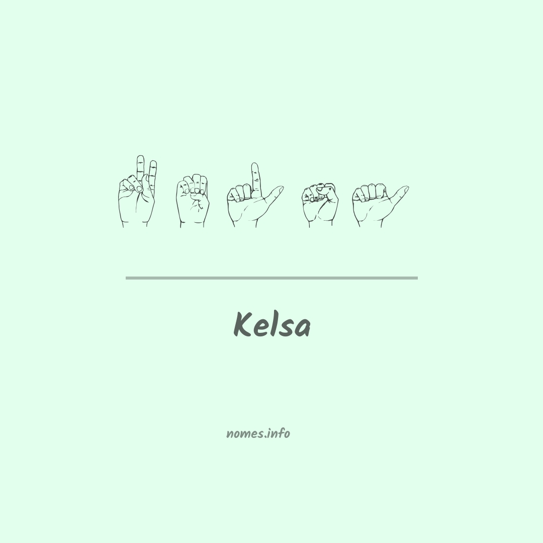 Kelsa em Libras