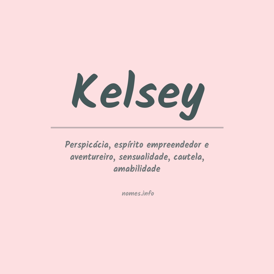 Significado do nome Kelsey