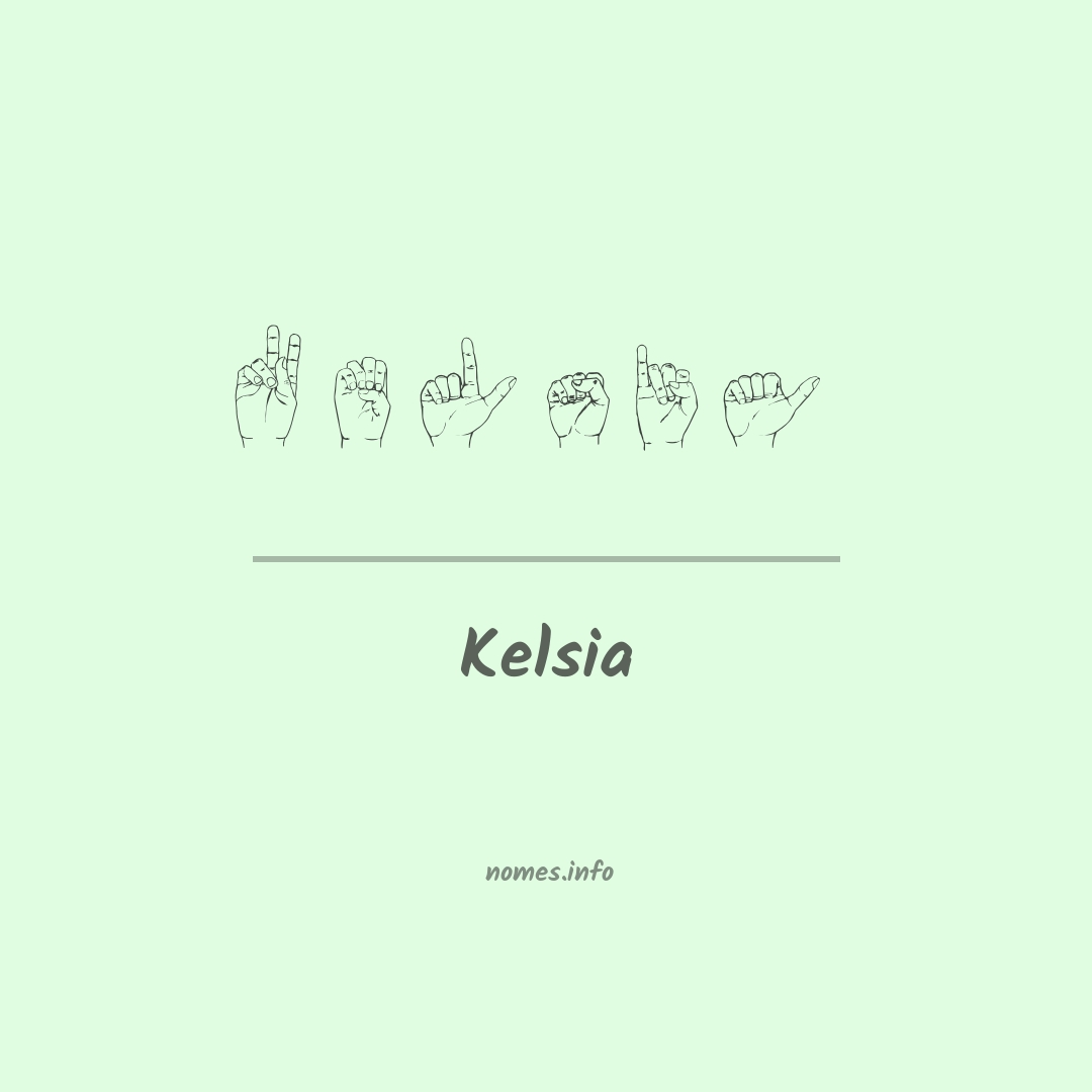 Kelsia em Libras