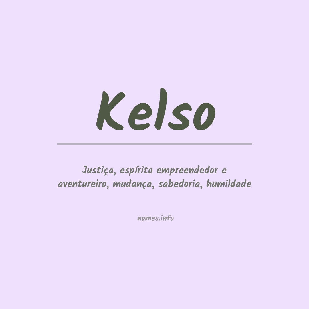 Significado do nome Kelso