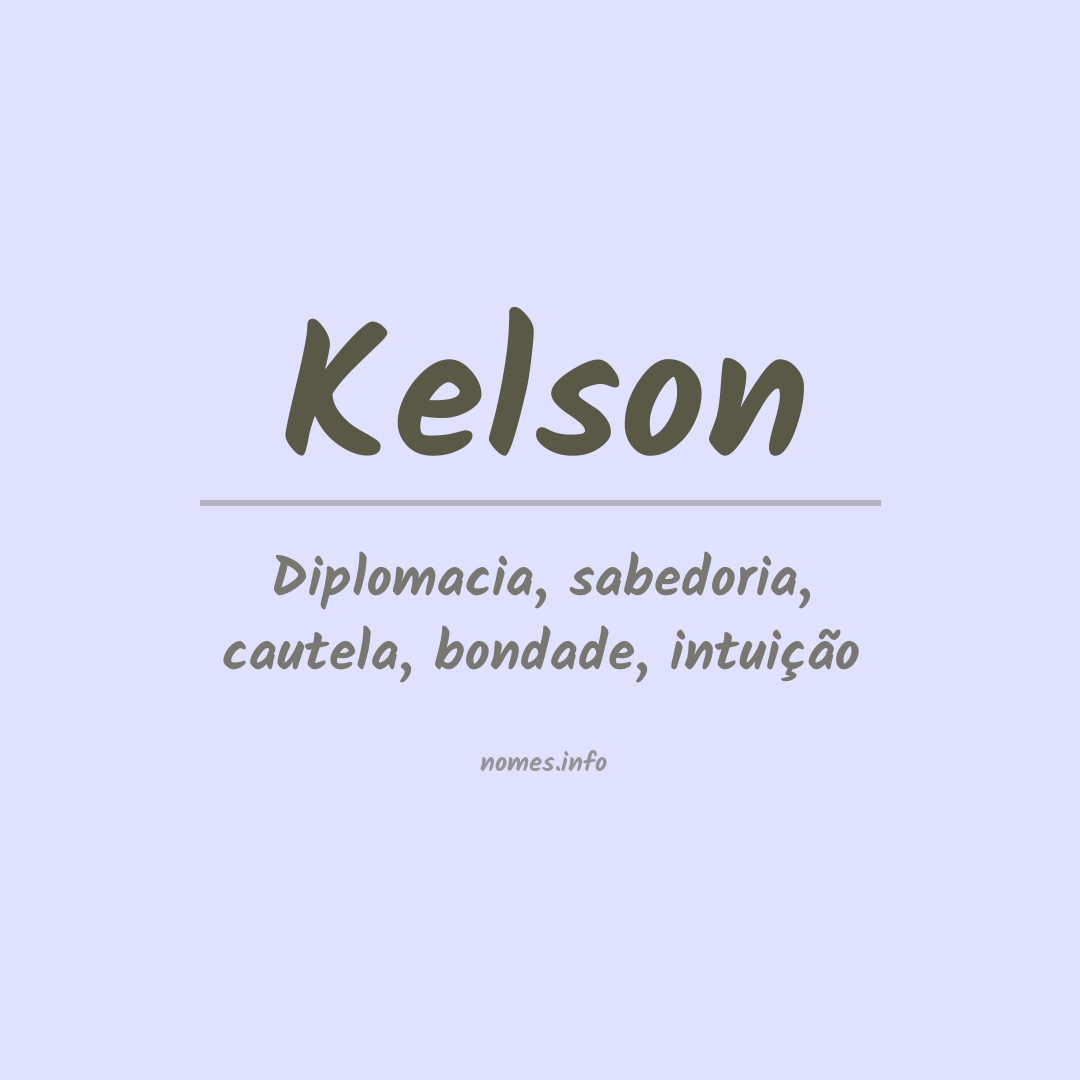 Significado do nome Kelson