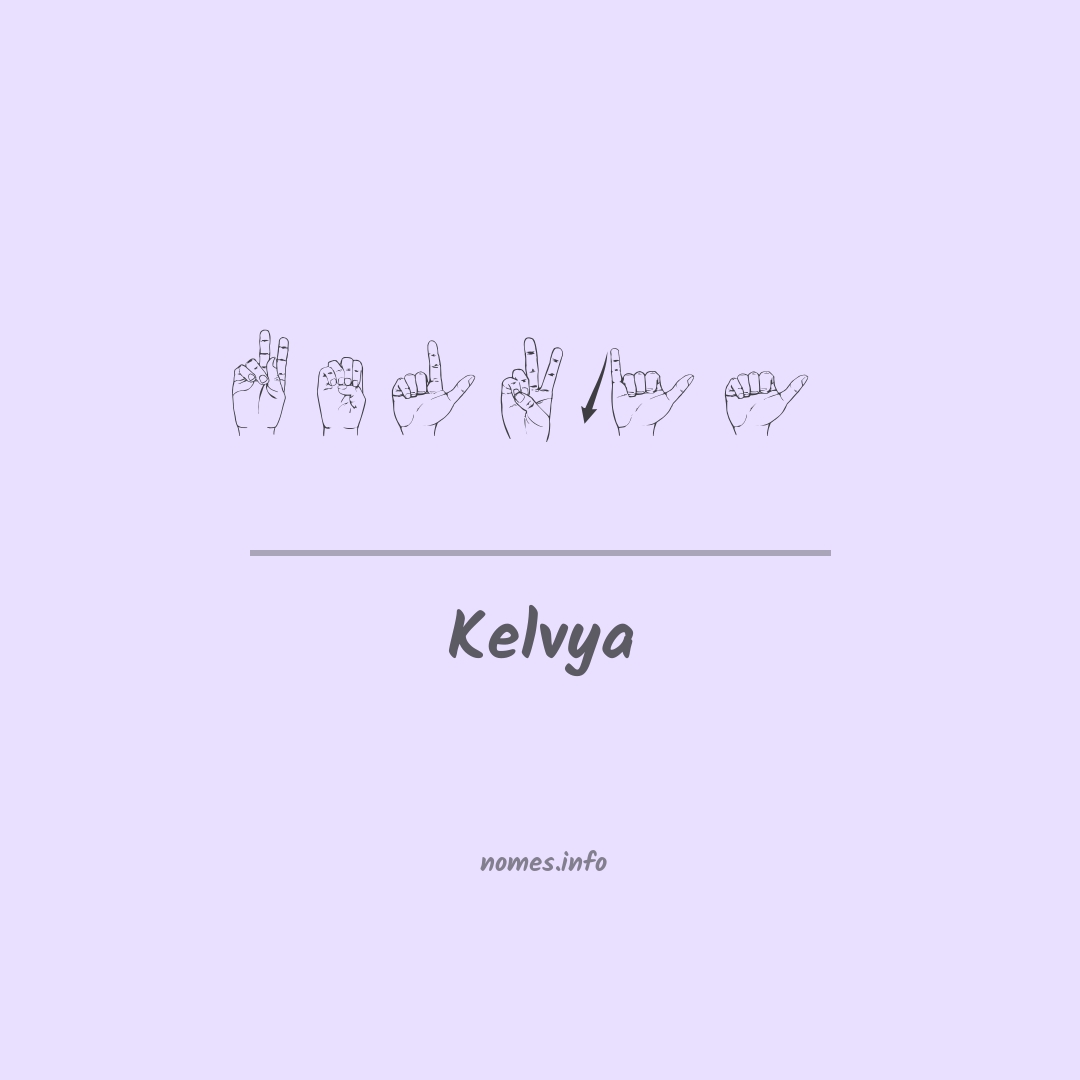 Kelvya em Libras