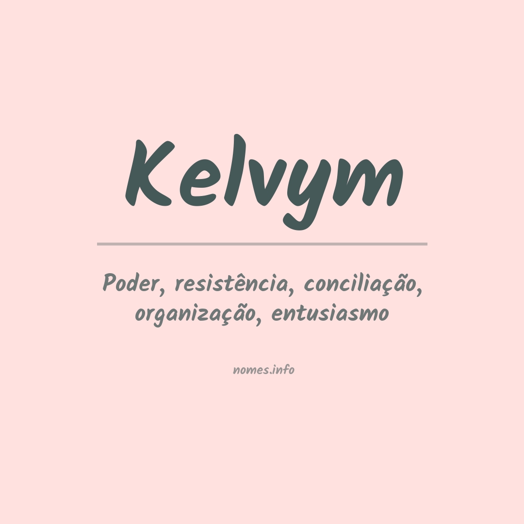 Significado do nome Kelvym