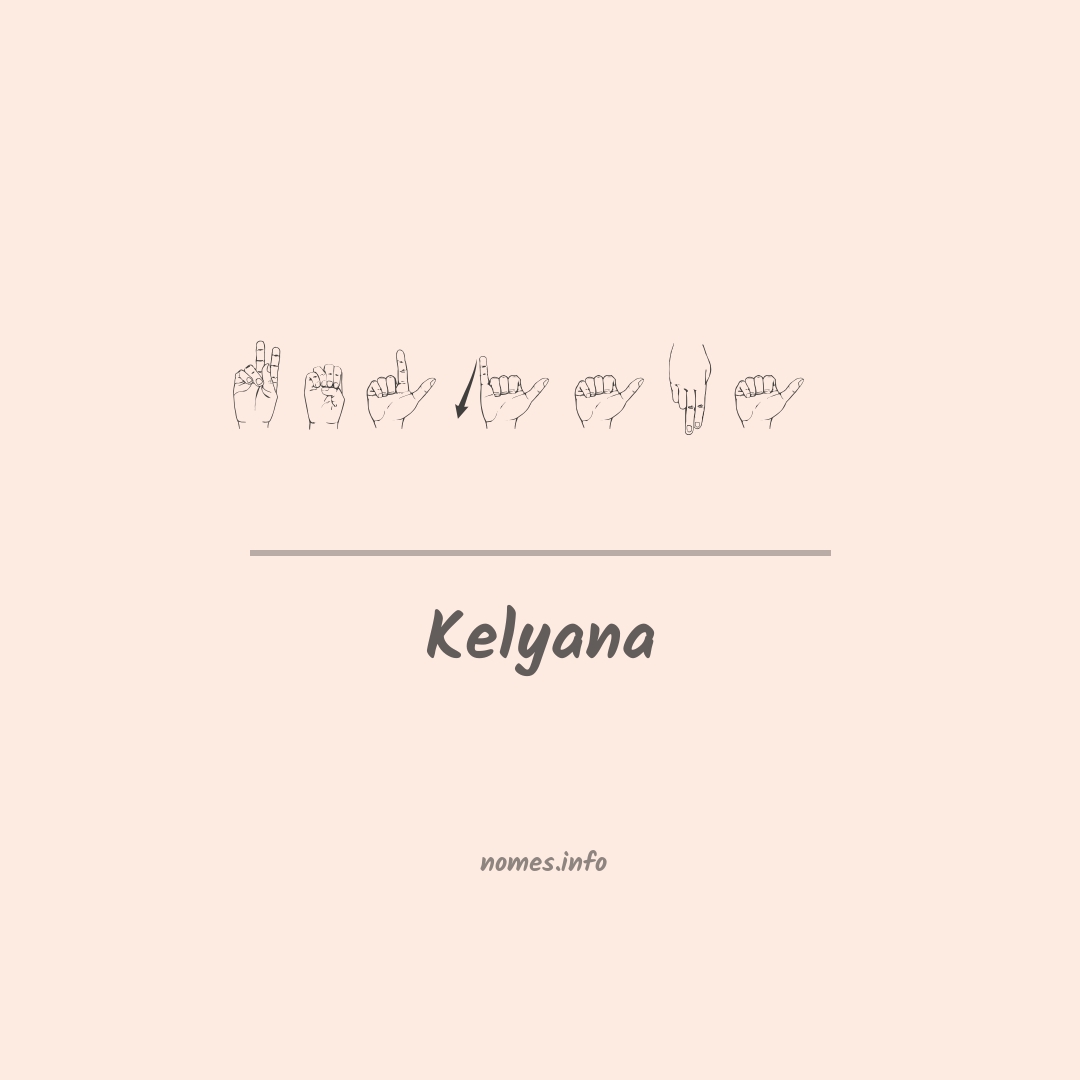 Kelyana em Libras