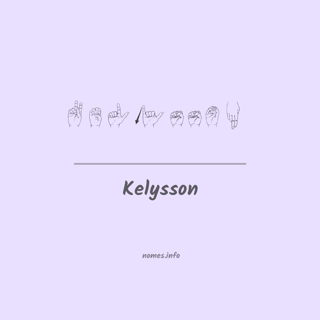Kelysson em Libras