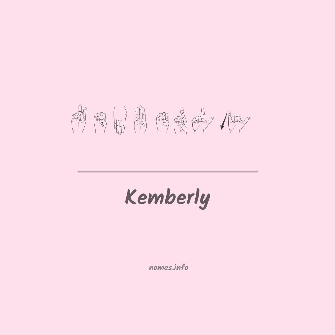 Kemberly em Libras