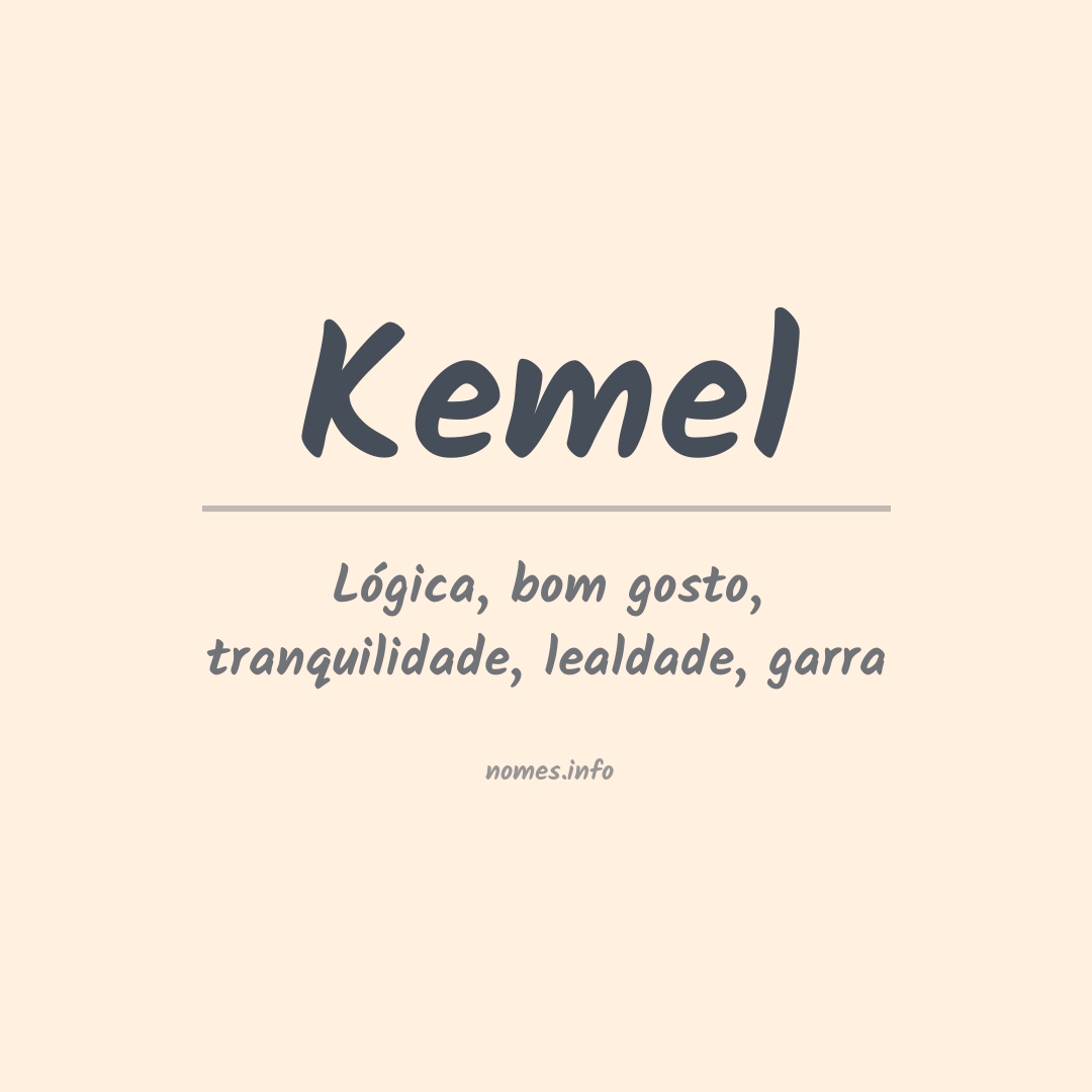 Significado do nome Kemel