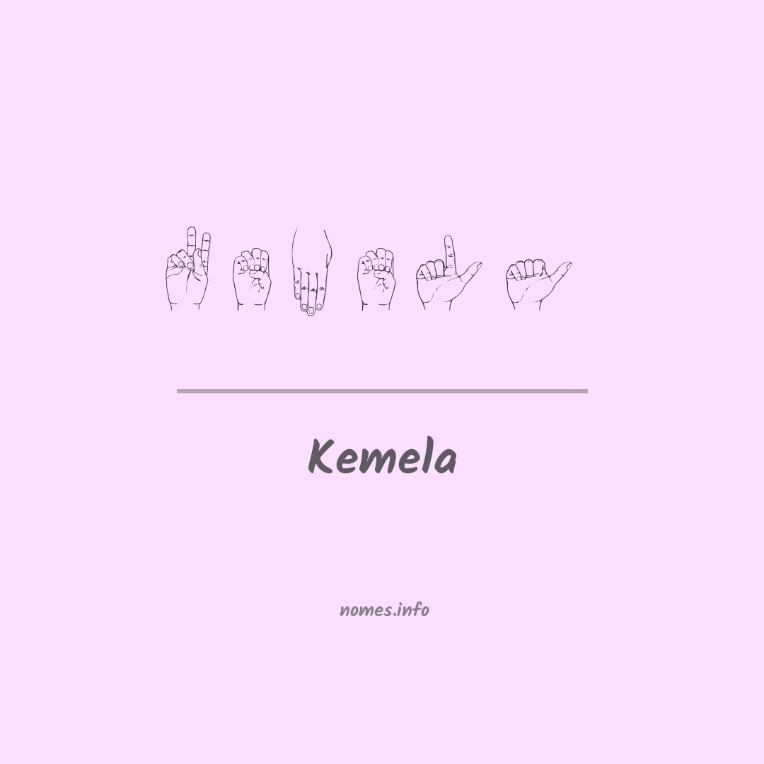 Kemela em Libras