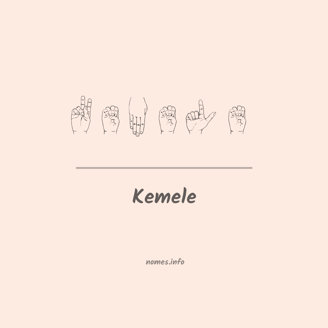 Kemele em Libras