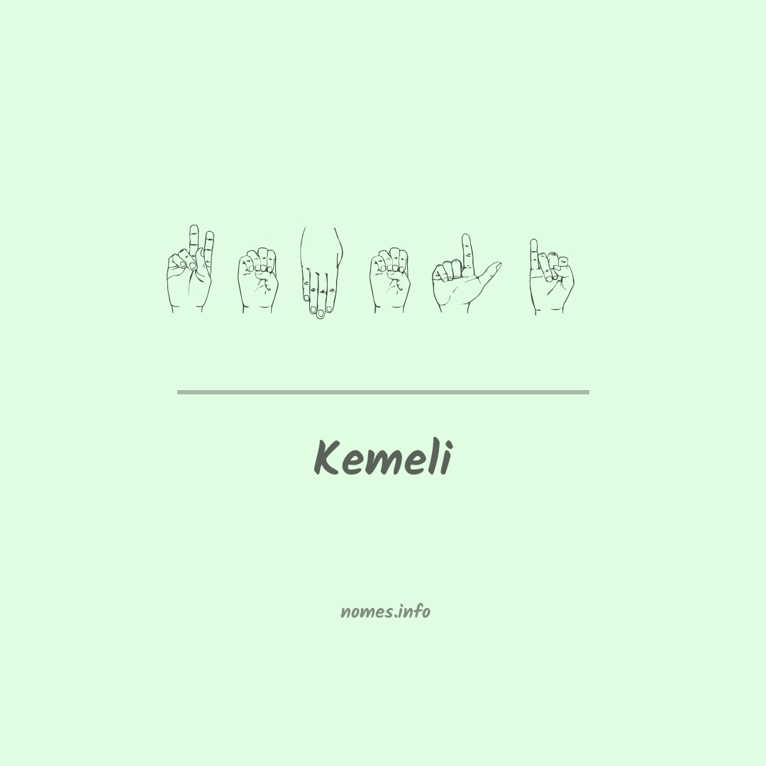 Kemeli em Libras