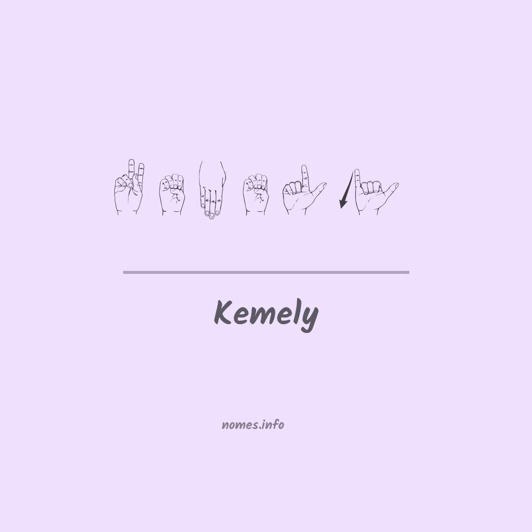 Kemely em Libras
