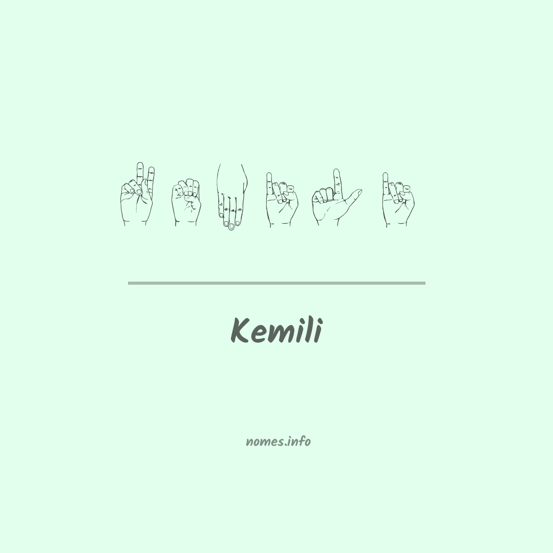 Kemili em Libras
