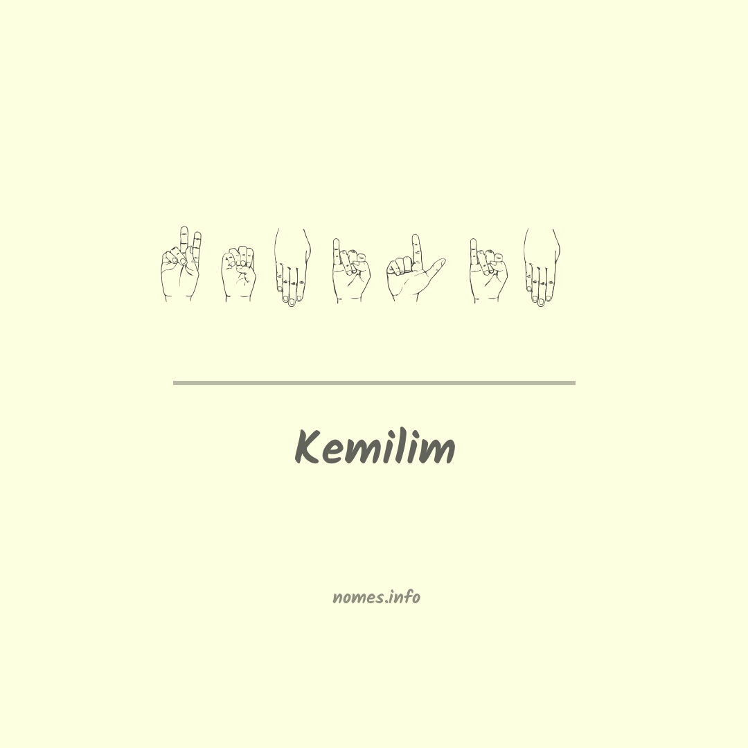 Kemilim em Libras