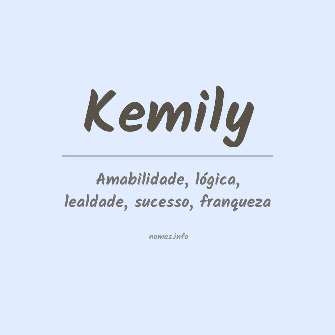 Significado do nome Kemily