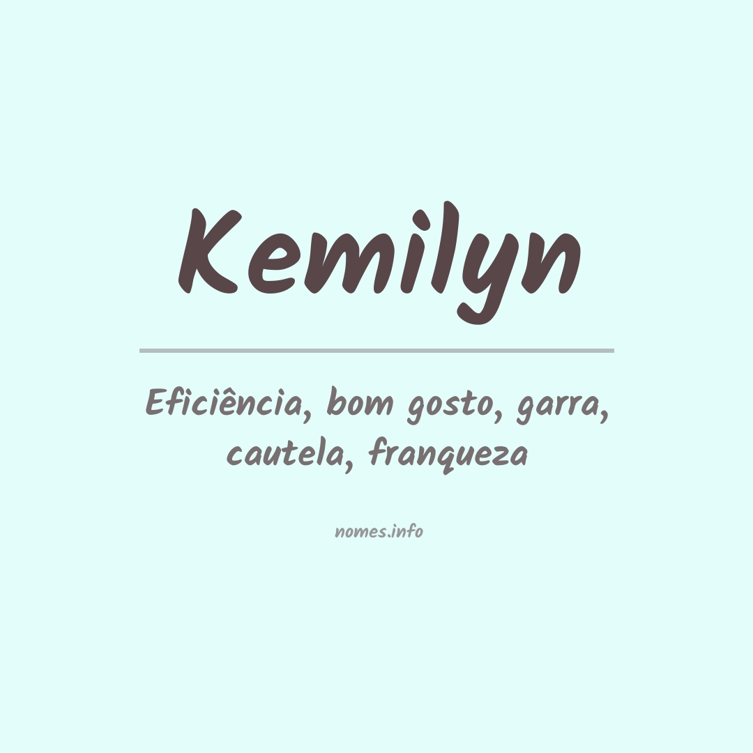 Significado do nome Kemilyn