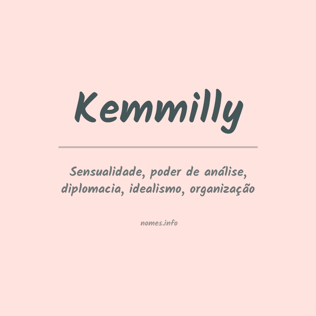 Significado do nome Kemmilly