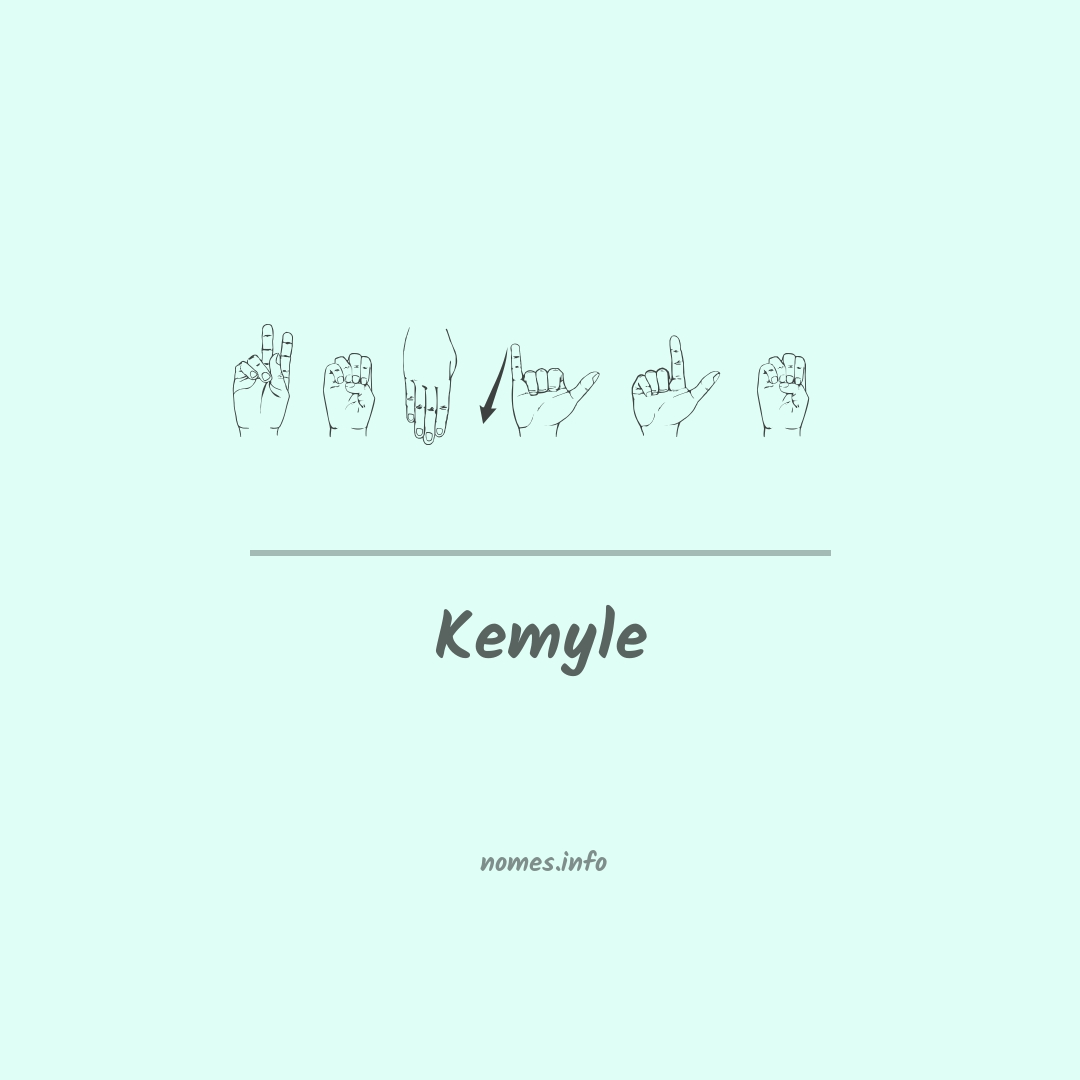 Kemyle em Libras