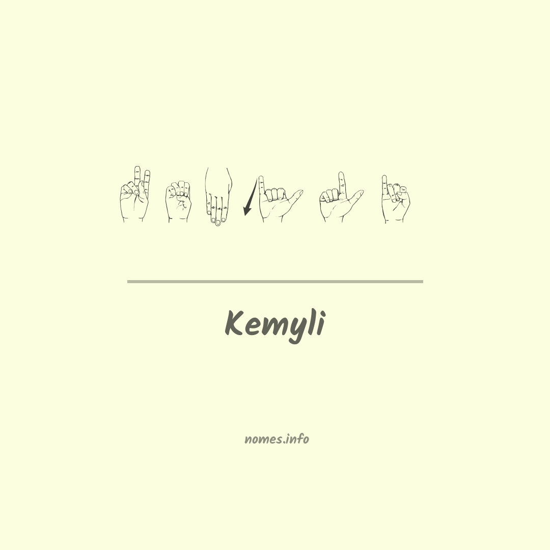 Kemyli em Libras