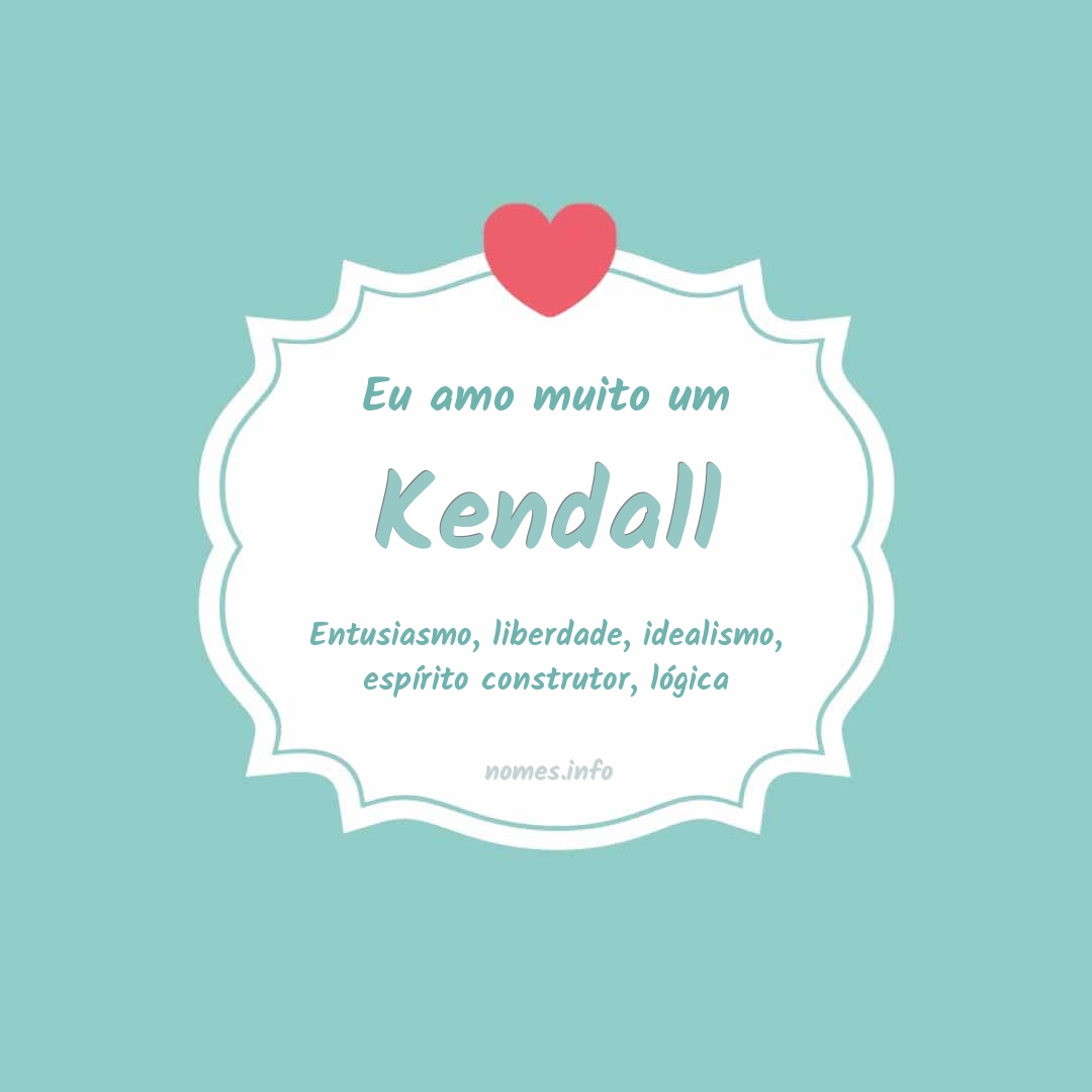 Eu amo muito Kendall Eu amo muito Kendall