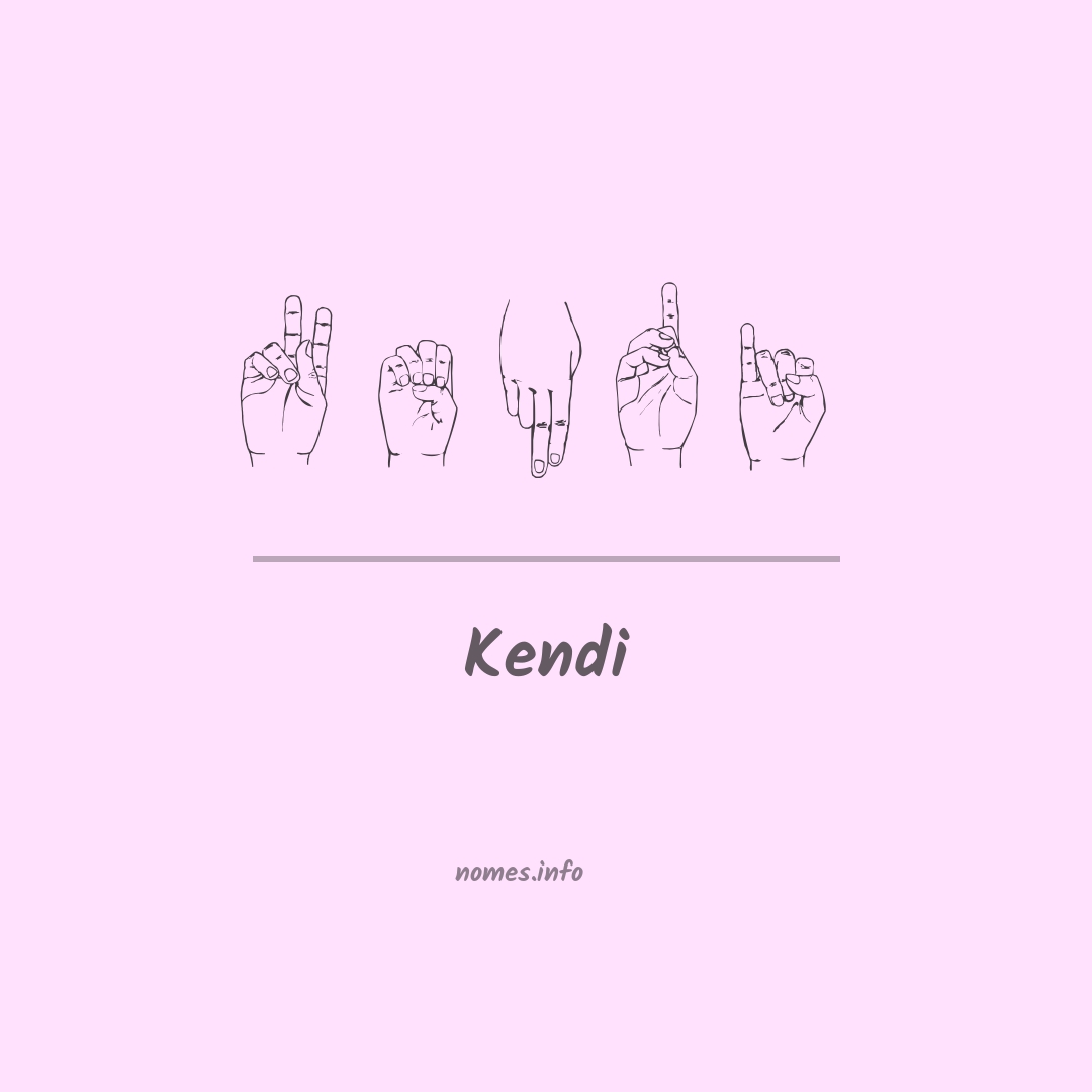 Kendi em Libras