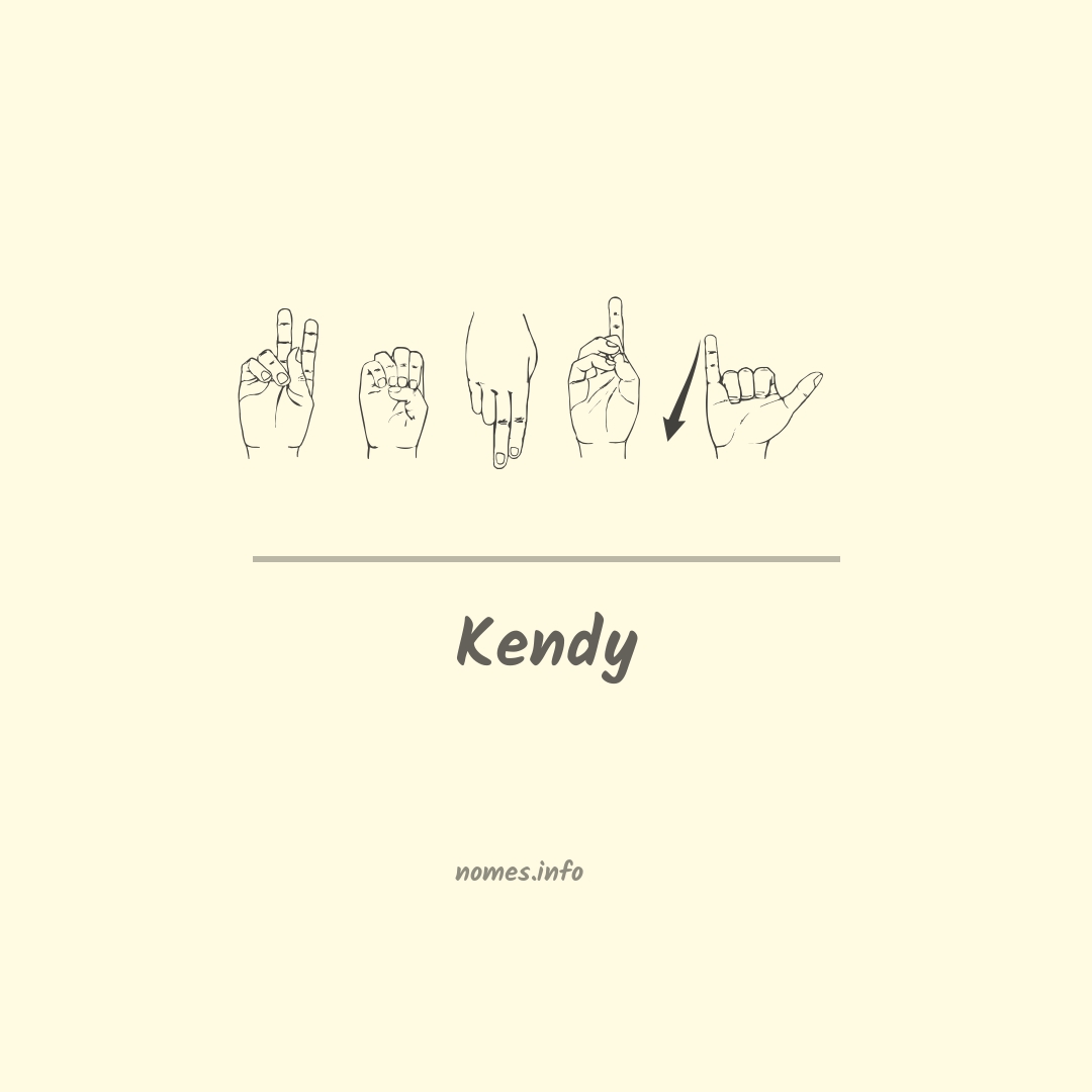 Kendy em Libras