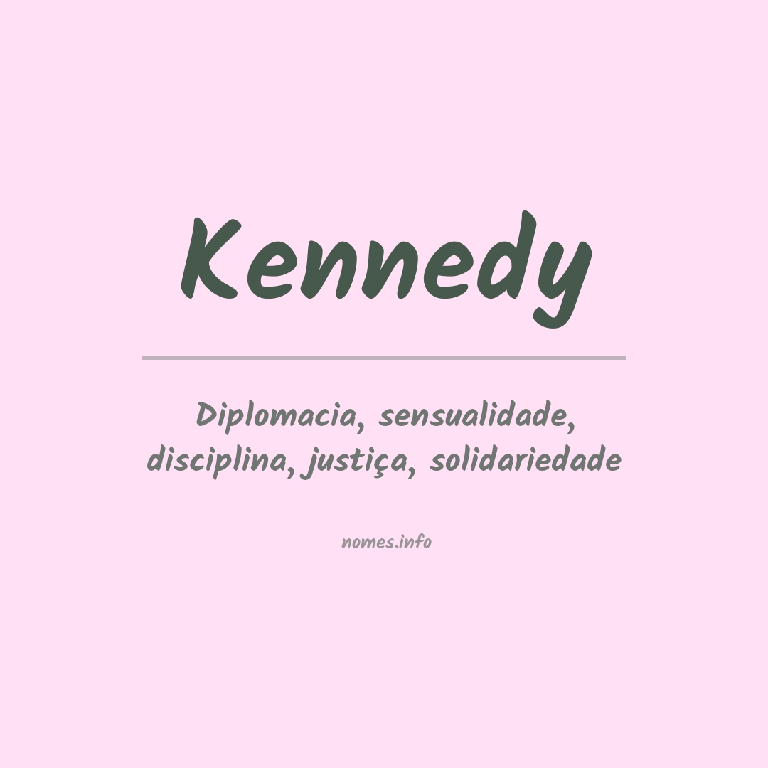 Significado do nome Kennedy