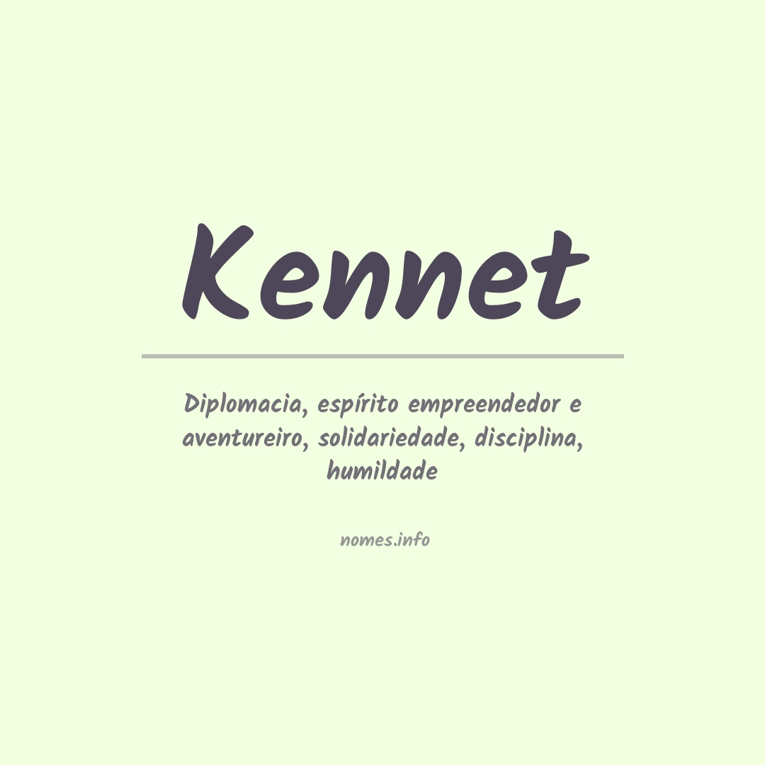 Significado do nome Kennet