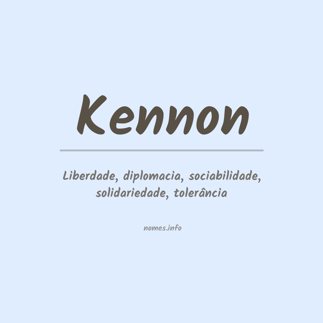 Significado do nome Kennon