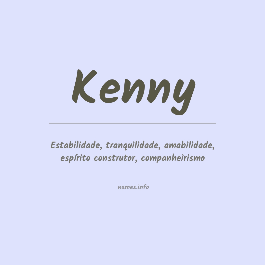 Significado do nome Kenny