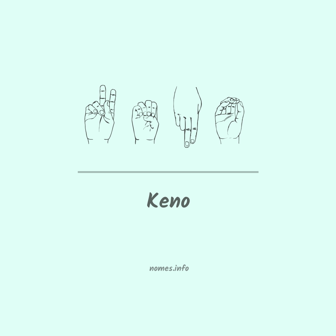 Keno em Libras