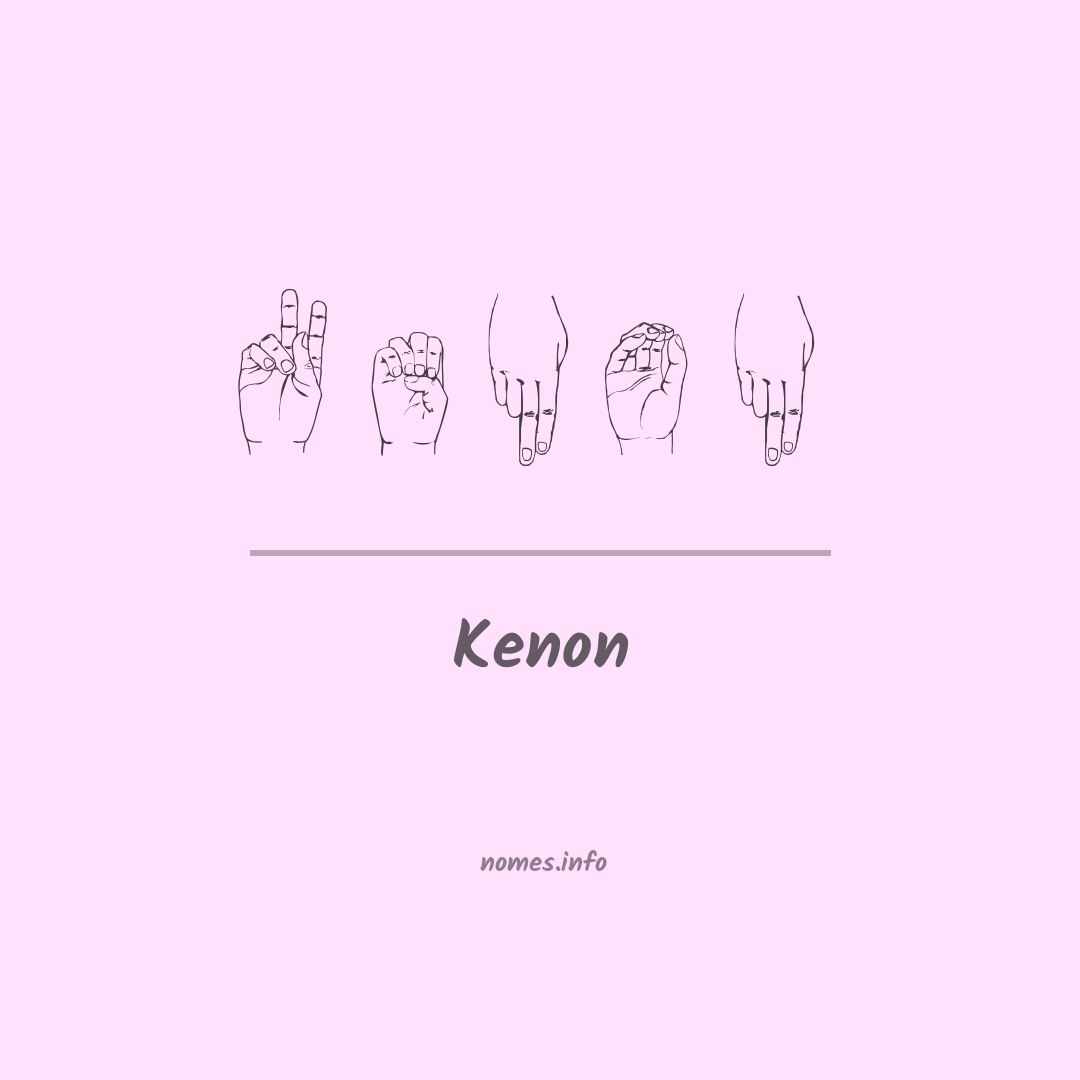Kenon em Libras