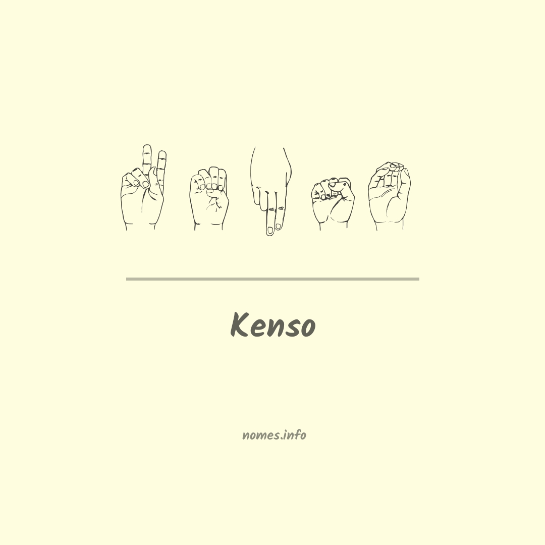 Kenso em Libras
