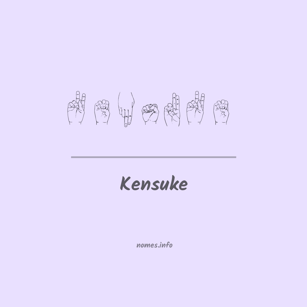 Kensuke em Libras