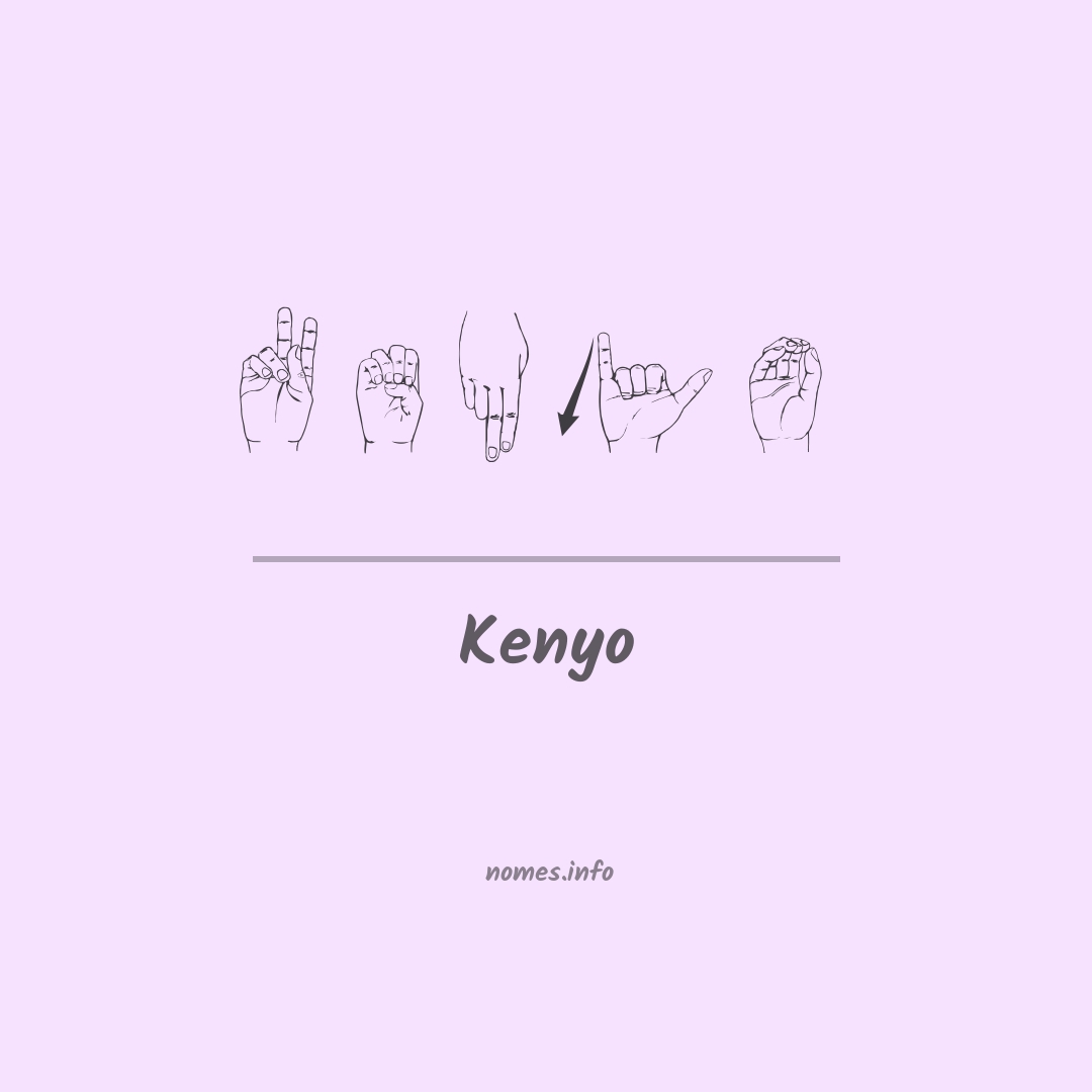 Kenyo em Libras