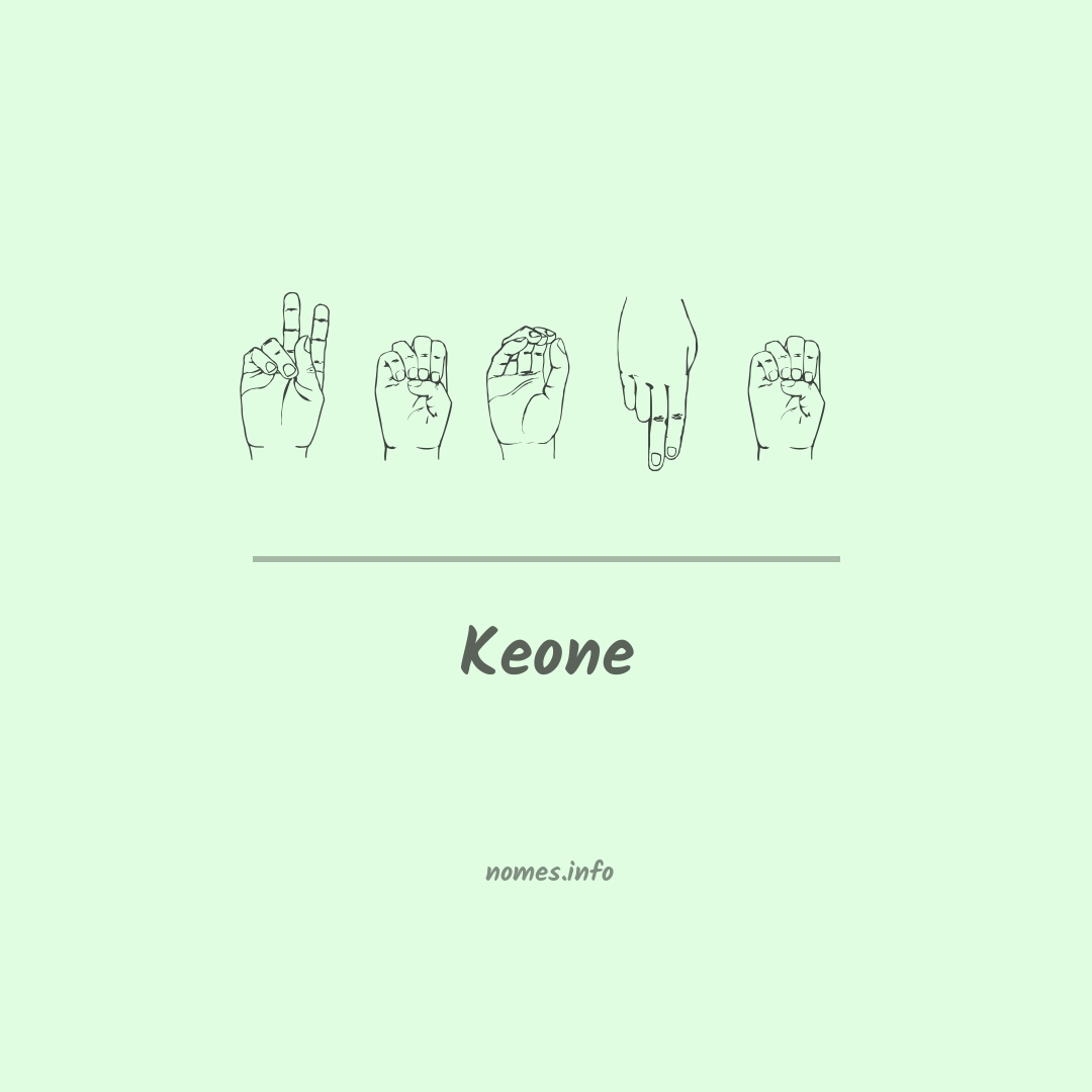 Keone em Libras Keone em Libras