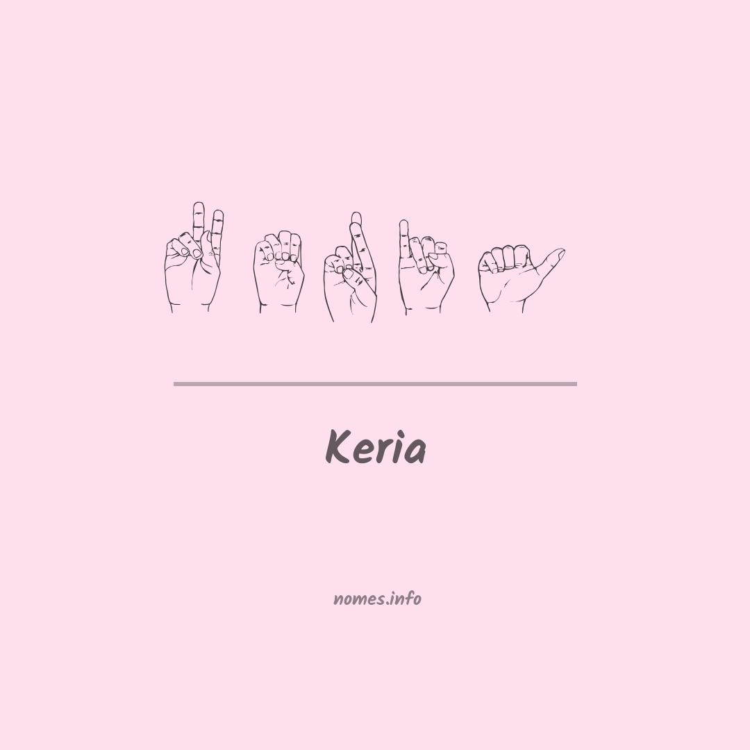 Keria em Libras