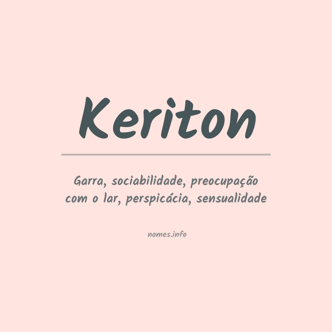 Significado do nome Keriton