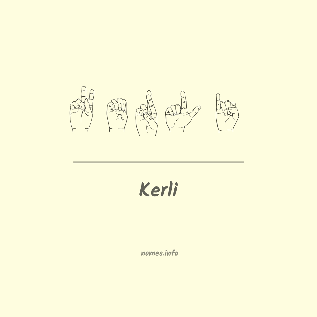 Kerli em Libras