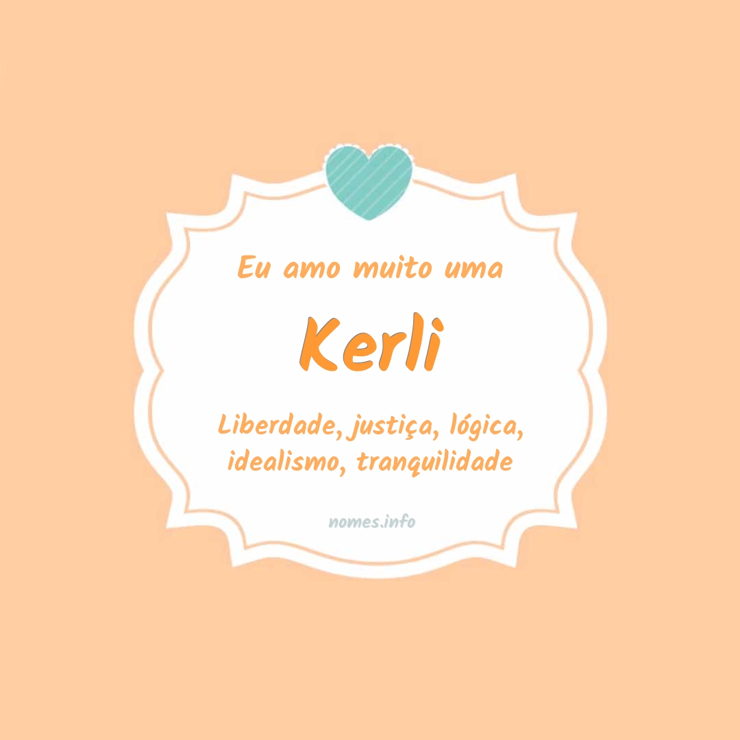 Eu amo muito Kerli