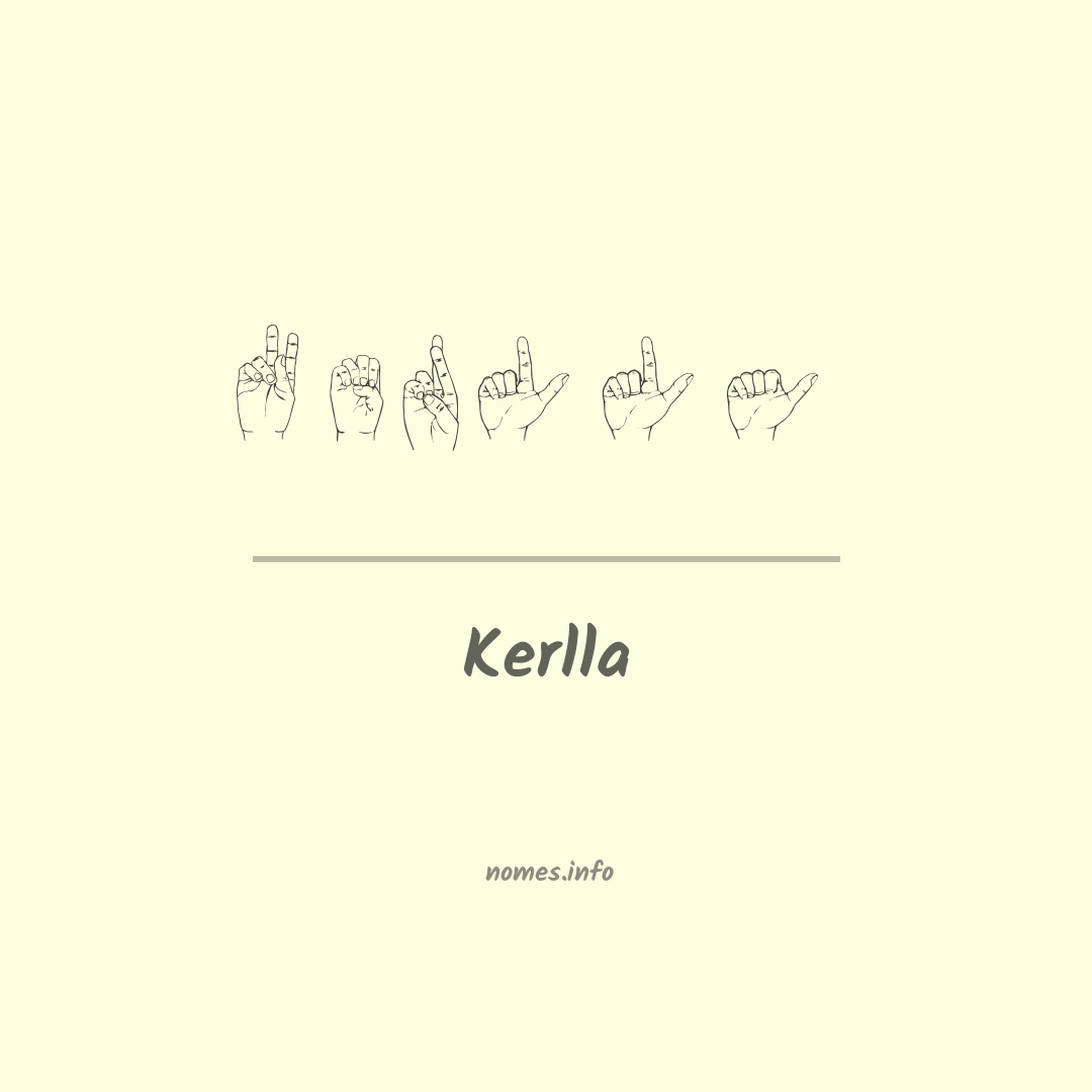 Kerlla em Libras