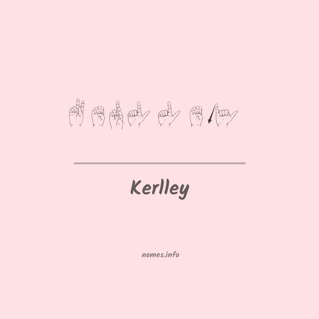 Kerlley em Libras