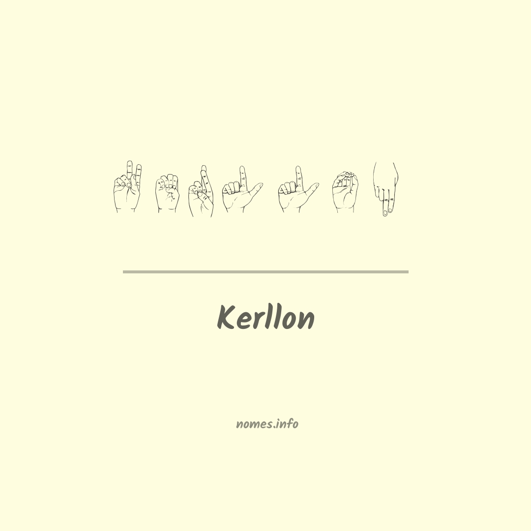 Kerllon em Libras