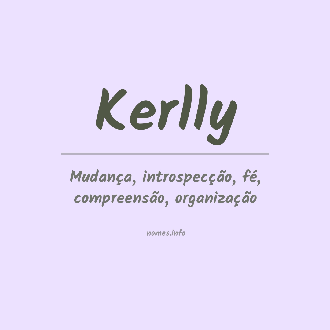 Significado do nome Kerlly