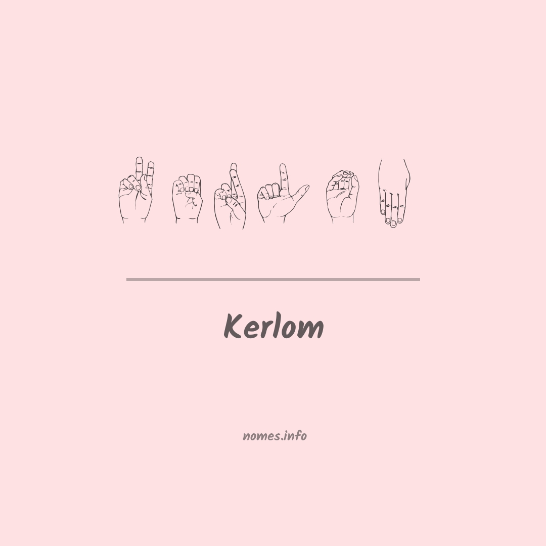 Kerlom em Libras