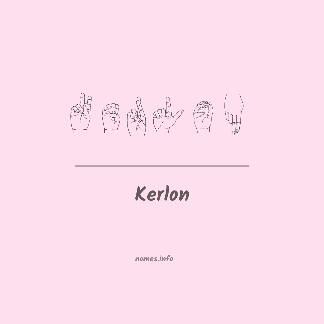 Kerlon em Libras