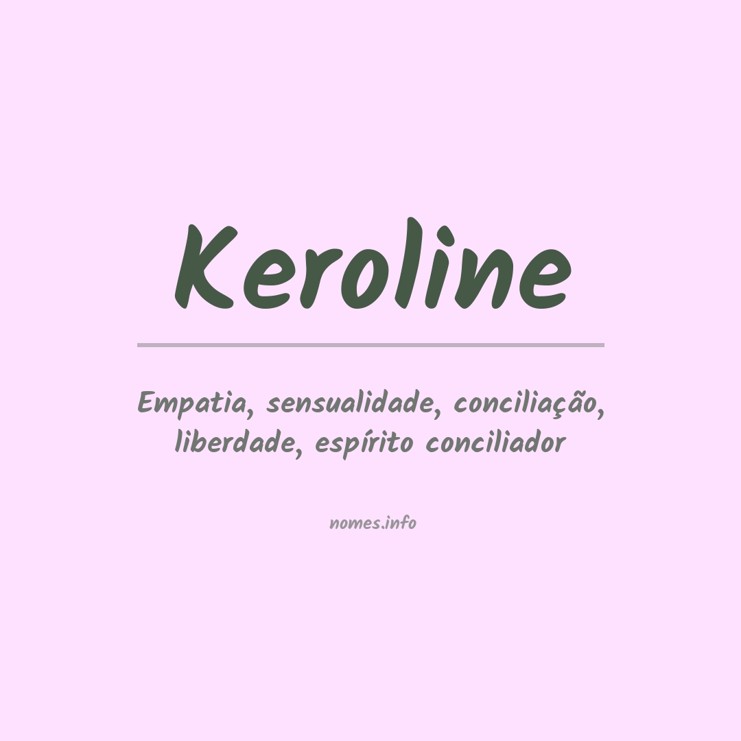 Significado do nome Keroline