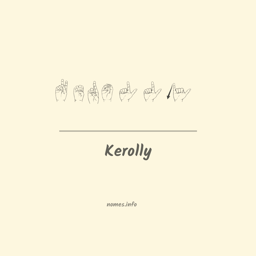 Kerolly em Libras